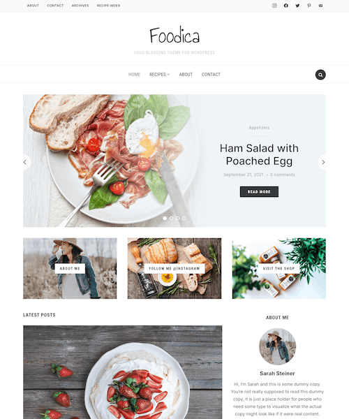 Foodica Default Demo