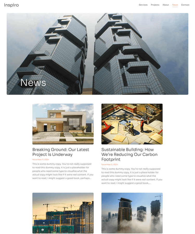 News page