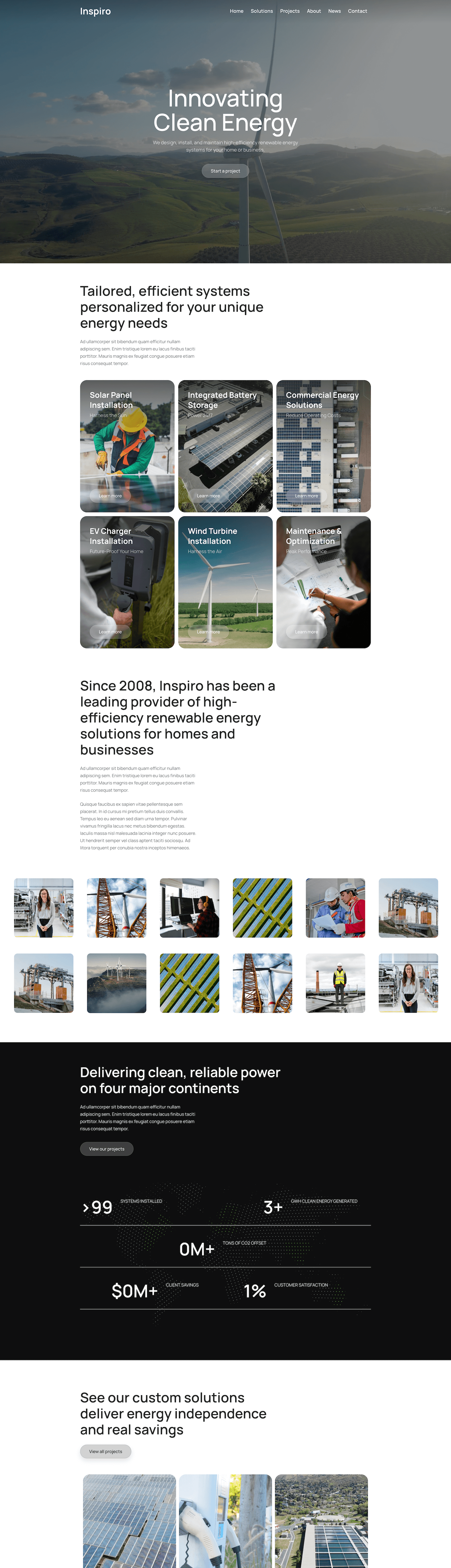 Green Energy WordPress theme